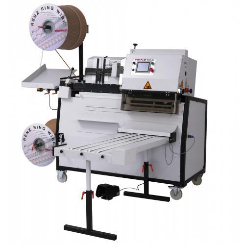 Semi-automatic ring wire binding machine RENZ MOBI 500